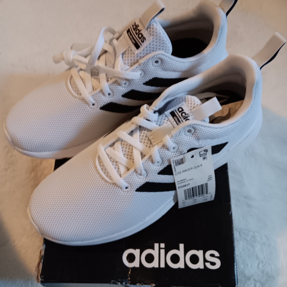 Brand New Adidas Lite Racer EG5817 Kids Sneakers - Picture 7 of 8